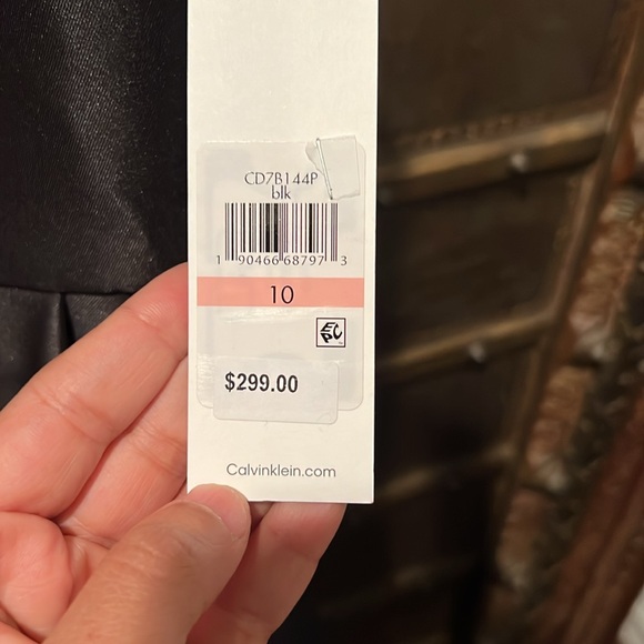 Calvin Klein Hi-lo gown nwt - Picture 3 of 5